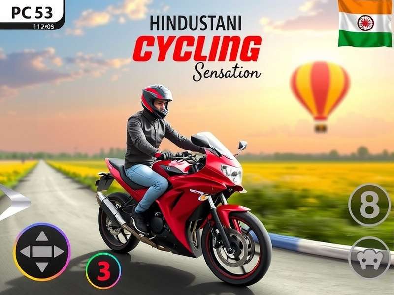 Hindustani Cycling Sensation Game Cover